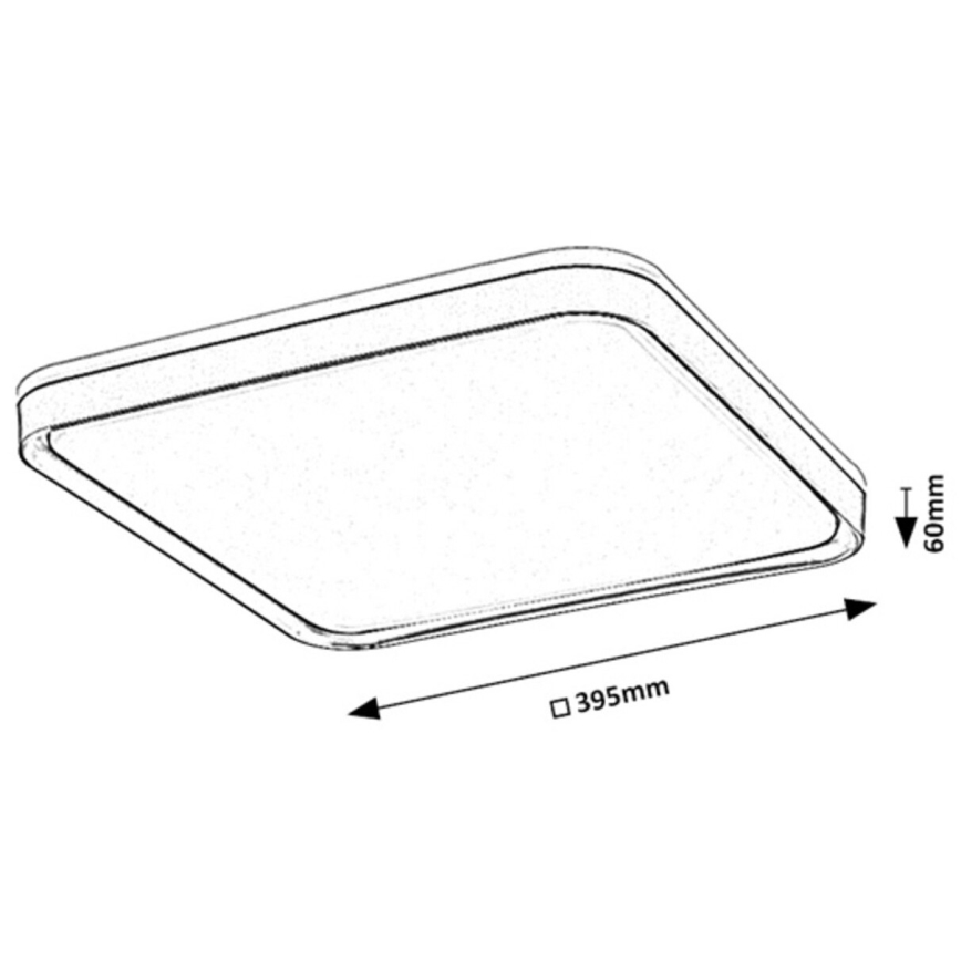 Rabalux - Iluminação de teto LED LED/26W/230V 3000K
