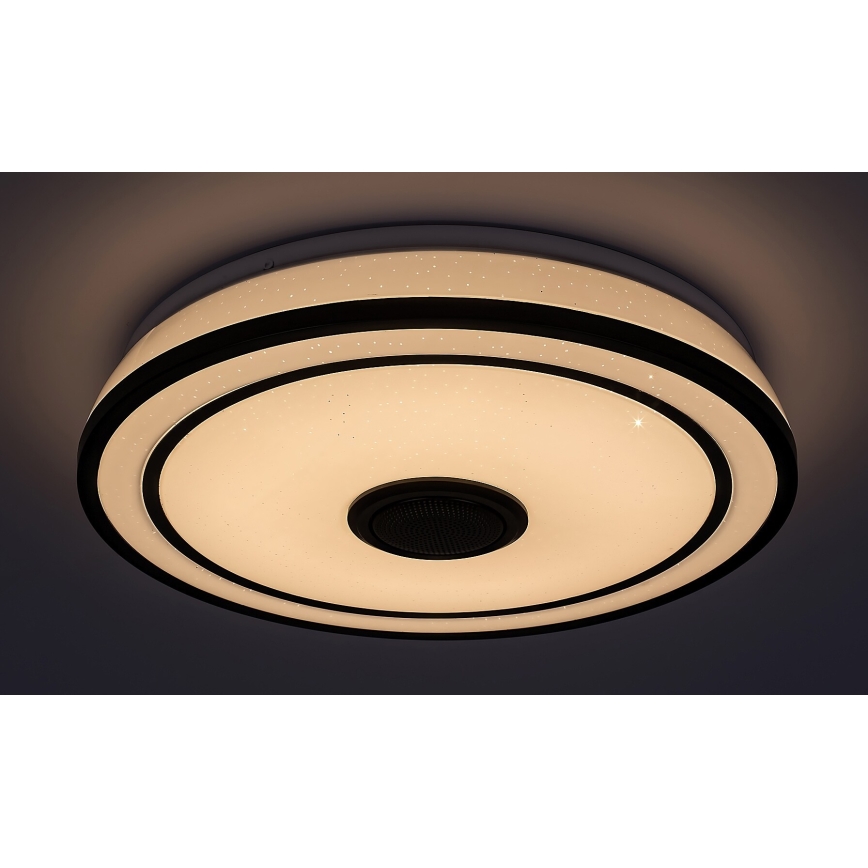Rabalux - LED RGB Iluminação de teto com regulação e altifalante LED/24W/230V 3000-6500K + controlo remoto