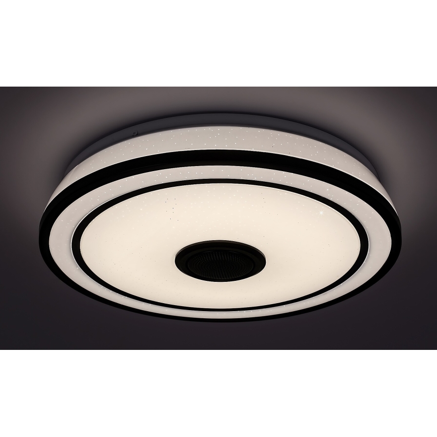 Rabalux - LED RGB Iluminação de teto com regulação e altifalante LED/24W/230V 3000-6500K + controlo remoto