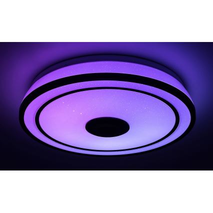 Rabalux - LED RGB Iluminação de teto com regulação e altifalante LED/24W/230V 3000-6500K + controlo remoto