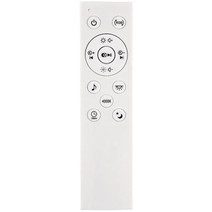 Rabalux - LED RGB Iluminação de teto com regulação e altifalante LED/24W/230V 3000-6500K + controlo remoto