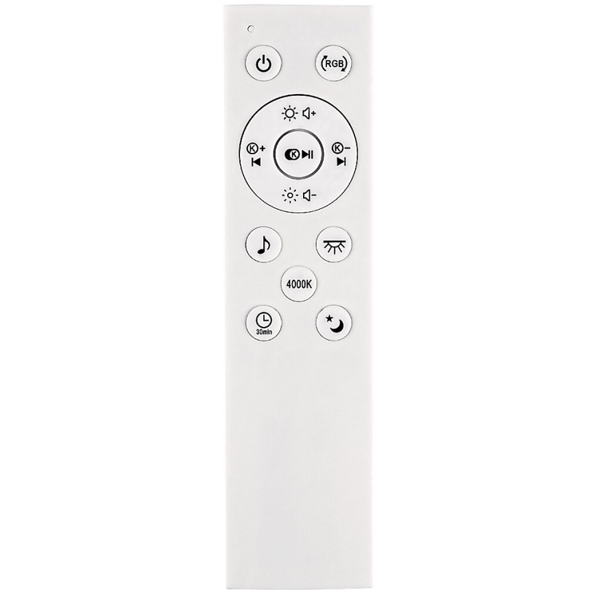 Rabalux - LED RGB Iluminação de teto com regulação e altifalante LED/24W/230V 3000-6500K + controlo remoto