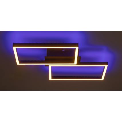 Rabalux - Iluminação de teto LED RGBW com regulação LED/40W/230V 2700-6500K + controlo remoto