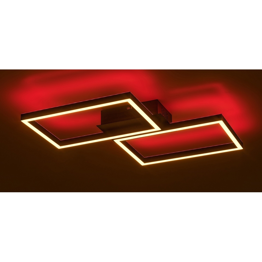 Rabalux - Iluminação de teto LED RGBW com regulação LED/40W/230V 2700-6500K + controlo remoto