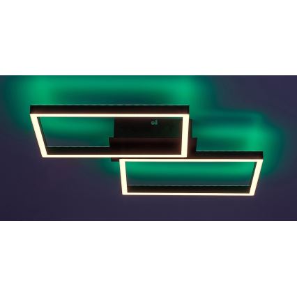 Rabalux - Iluminação de teto LED RGBW com regulação LED/40W/230V 2700-6500K + controlo remoto