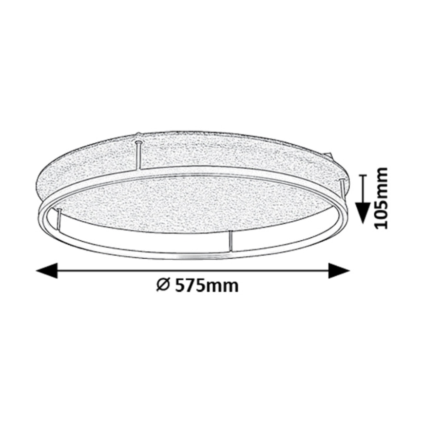 Rabalux - Iluminação de teto LED LED/40W/230V 3000/4000K