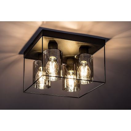 Rabalux - Candeeiro de tecto 4xE27/25W/230V 30x30 cm