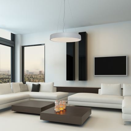 Rabalux - Candelabro suspenso LED LED/36W/230V 4000K prateado