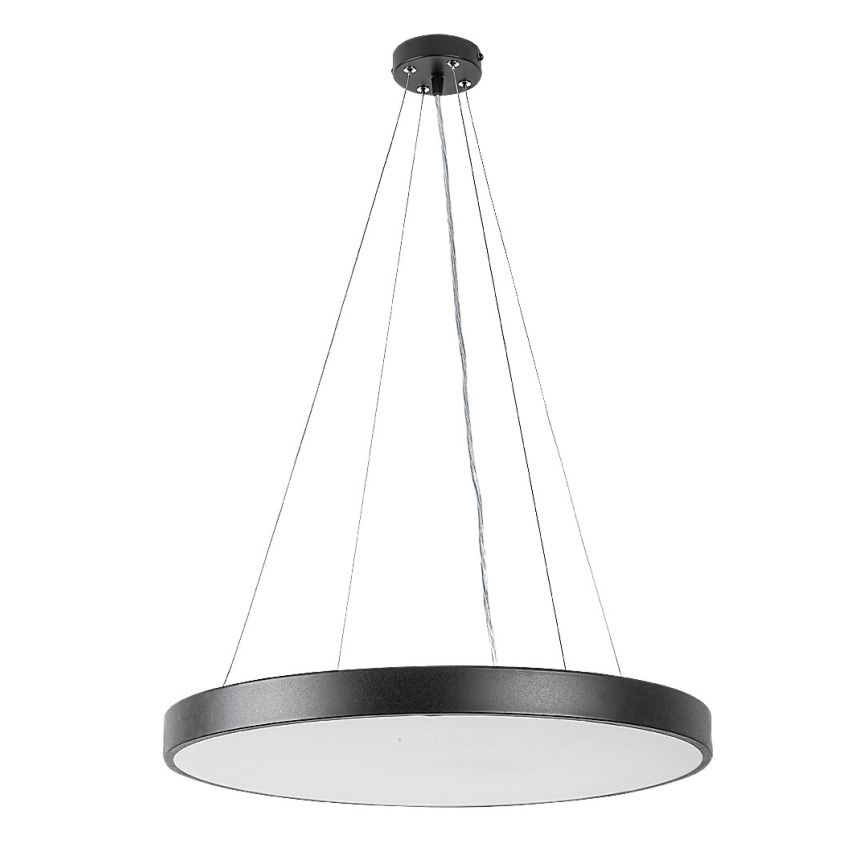 Rabalux - Candelabro suspenso LED com regulação LED/60W/230V 3000-6000K preto + controlo remoto