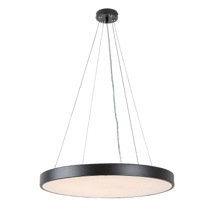 Rabalux - Candelabro suspenso LED com regulação LED/60W/230V 3000-6000K preto + controlo remoto