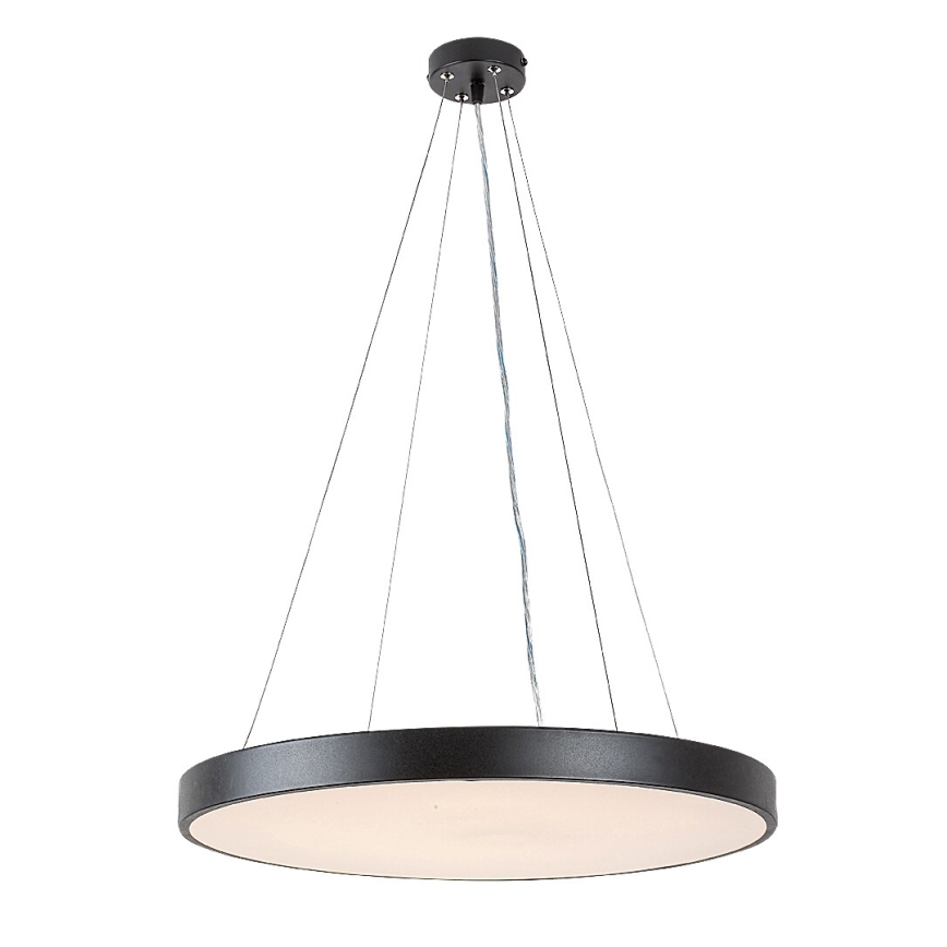 Rabalux - Candelabro suspenso LED com regulação LED/60W/230V 3000-6000K preto + controlo remoto