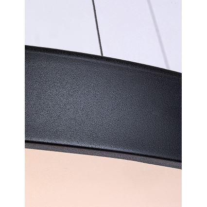 Rabalux - Candelabro suspenso LED com regulação LED/60W/230V 3000-6000K preto + controlo remoto