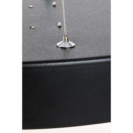 Rabalux - Candelabro suspenso LED com regulação LED/60W/230V 3000-6000K preto + controlo remoto