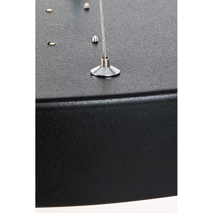 Rabalux - Candelabro suspenso LED com regulação LED/60W/230V 3000-6000K preto + controlo remoto