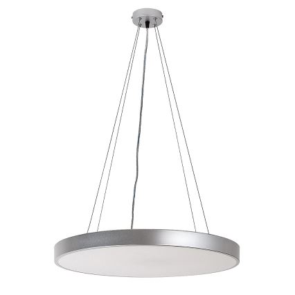 Rabalux - Candelabro suspenso LED com regulação LED/60W/230V prateado 3000-6000K + controlo remoto