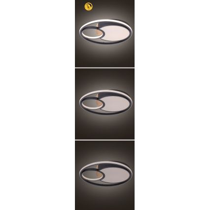 Rabalux - Iluminação de teto LED com regulação LED/81W/230V 3000K/4000K/6000K + controlo remoto