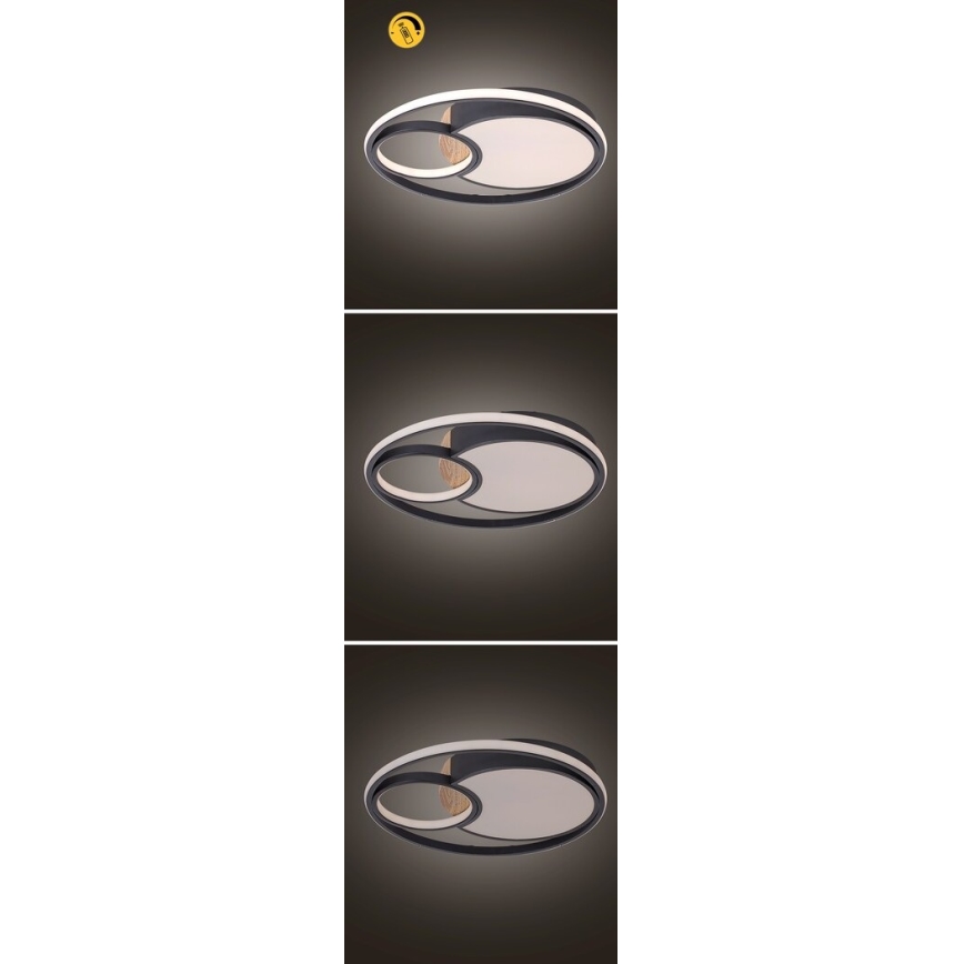 Rabalux - Iluminação de teto LED com regulação LED/81W/230V 3000K/4000K/6000K + controlo remoto
