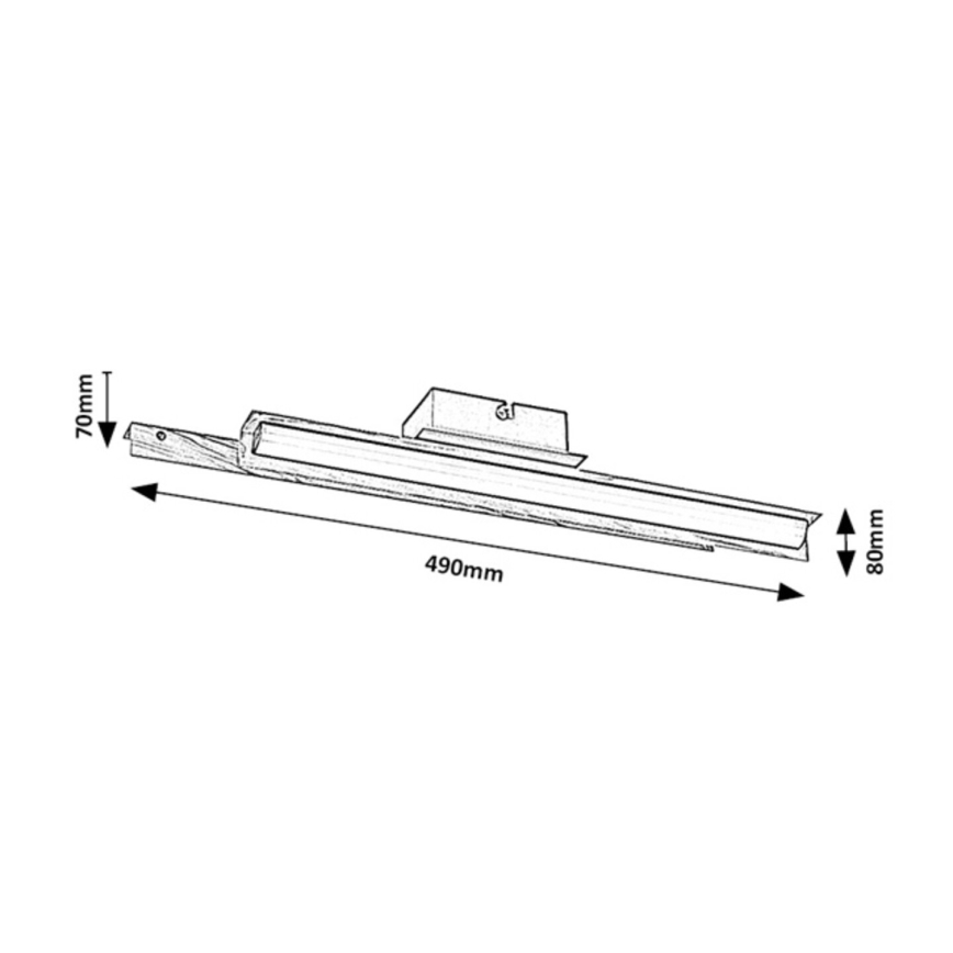 Rabalux - Iluminação de parede LED LED/12W/230V 3000K