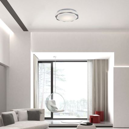 Rabalux - Iluminação de teto LED com regulação LED/18W/230V 3000K/4000K/6000K + controlo remoto