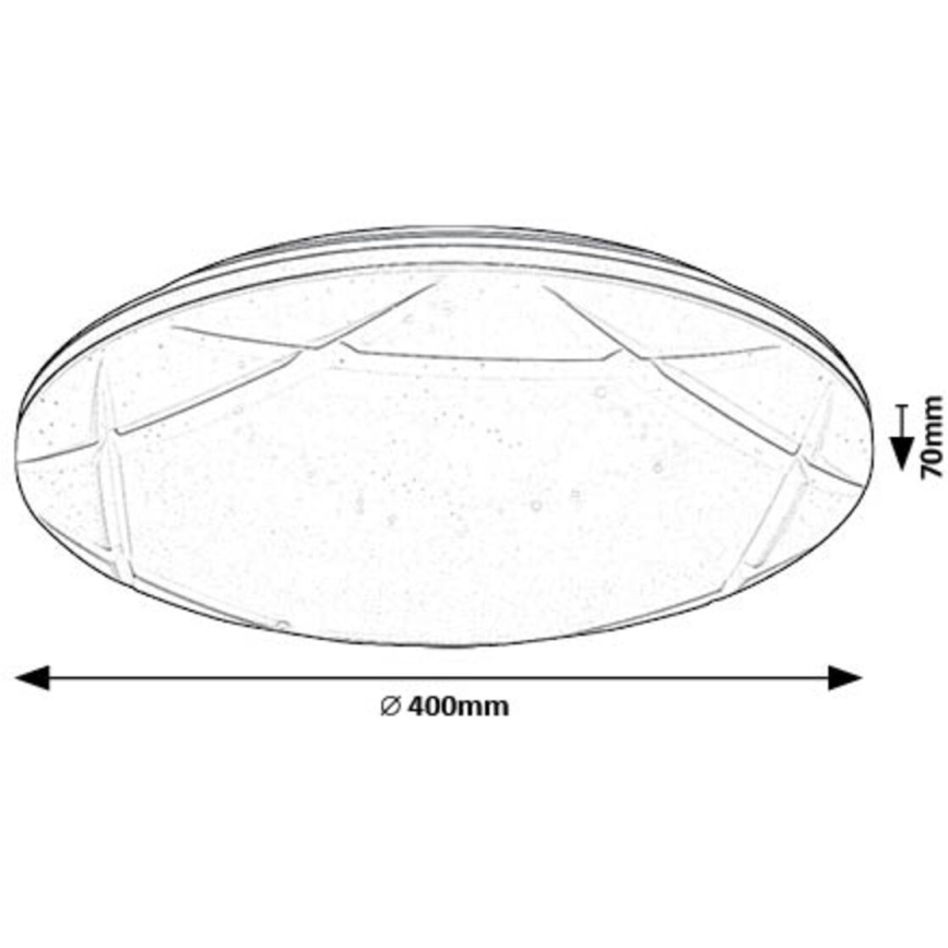 Rabalux - Iluminação de teto LED LED/24W/230V 4000K diâmetro 40 cm