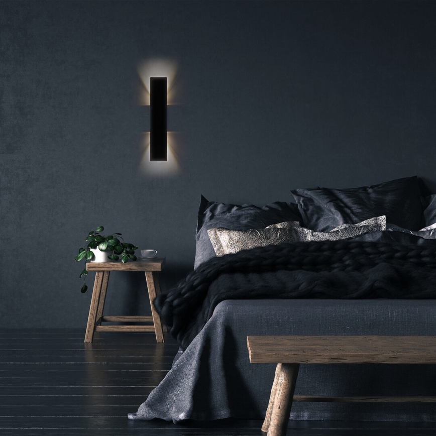 Rabalux - Iluminação de parede LED LED/6W/230V 3000K preto