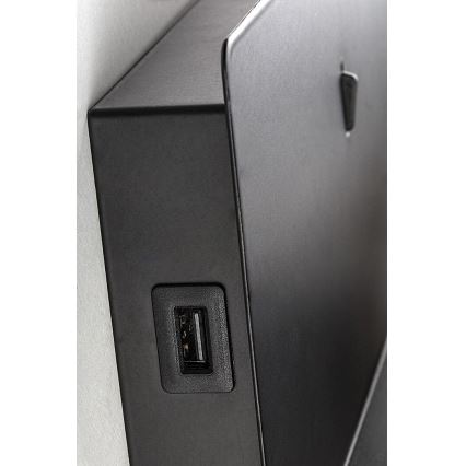Rabalux - LED Iluminação de parede com prateleira e USB portem LED/6W/230V 3000K