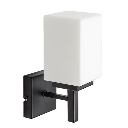 Rabalux - Iluminação de parede para casa de banho 1xE14/10W/230V IP44 preto