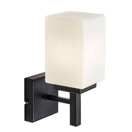 Rabalux - Iluminação de parede para casa de banho 1xE14/10W/230V IP44 preto