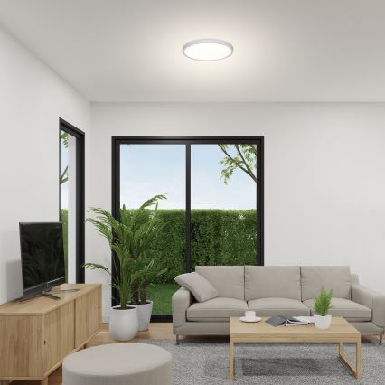 Rabalux - Iluminação de teto LED LED/24W/230V 4000K diâmetro 30 cm branco