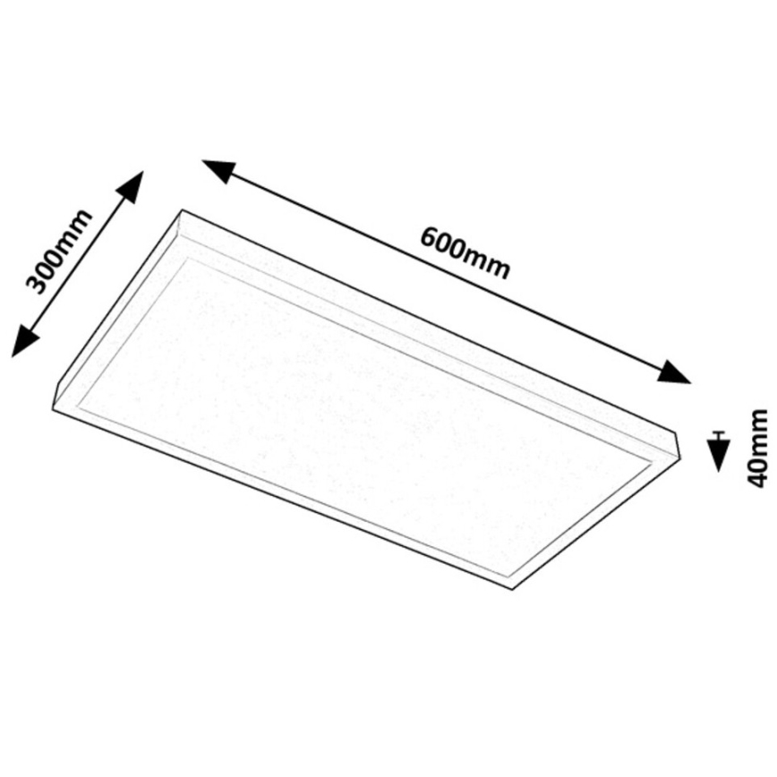Rabalux - Painel integrado LED LED/24W/230V 4000K 60x30 cm