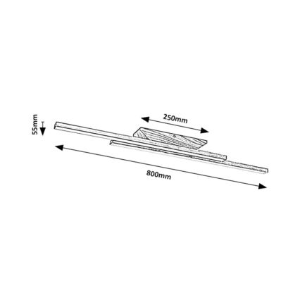 Rabalux - Iluminação de teto LED LED/21W/230V 4000K faia