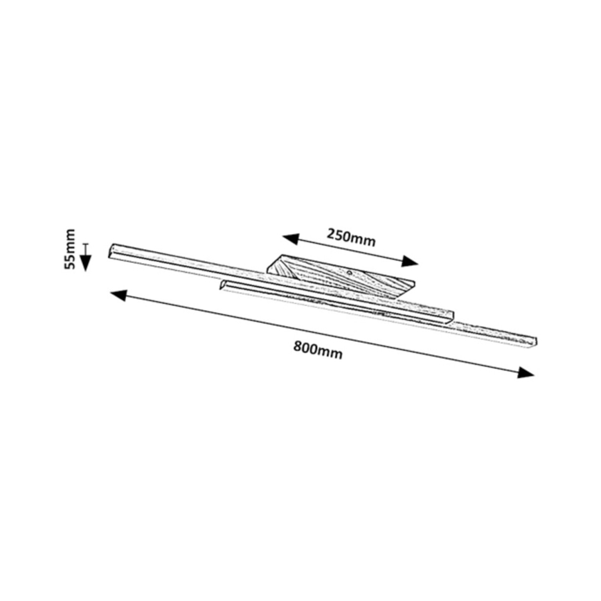 Rabalux - Iluminação de teto LED LED/21W/230V 4000K faia