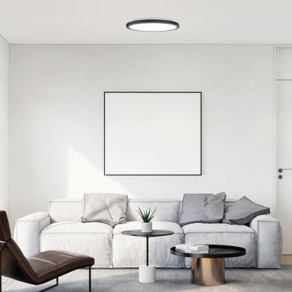 Rabalux - Iluminação de teto LED LED/24W/230V 3000/4000/6000K diâmetro 29 cm preto