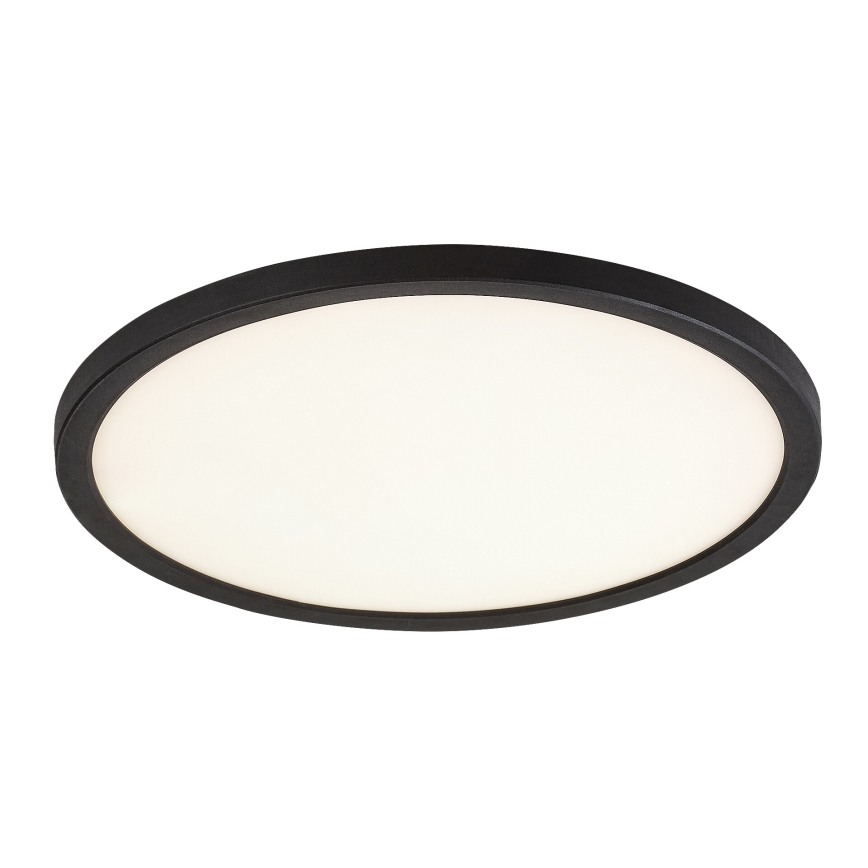 Rabalux - Iluminação de teto LED LED/24W/230V 3000/4000/6000K diâmetro 29 cm preto