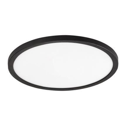 Rabalux - Iluminação de teto LED LED/24W/230V 3000/4000/6000K diâmetro 29 cm preto