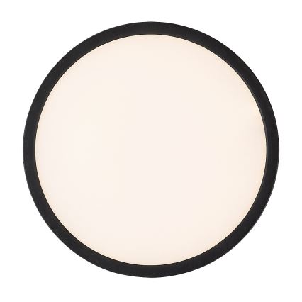 Rabalux - Iluminação de teto LED LED/24W/230V 3000/4000/6000K diâmetro 29 cm preto