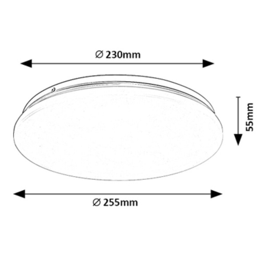 Rabalux - Iluminação de teto LED LED/12W/230V 3000K 25 cm