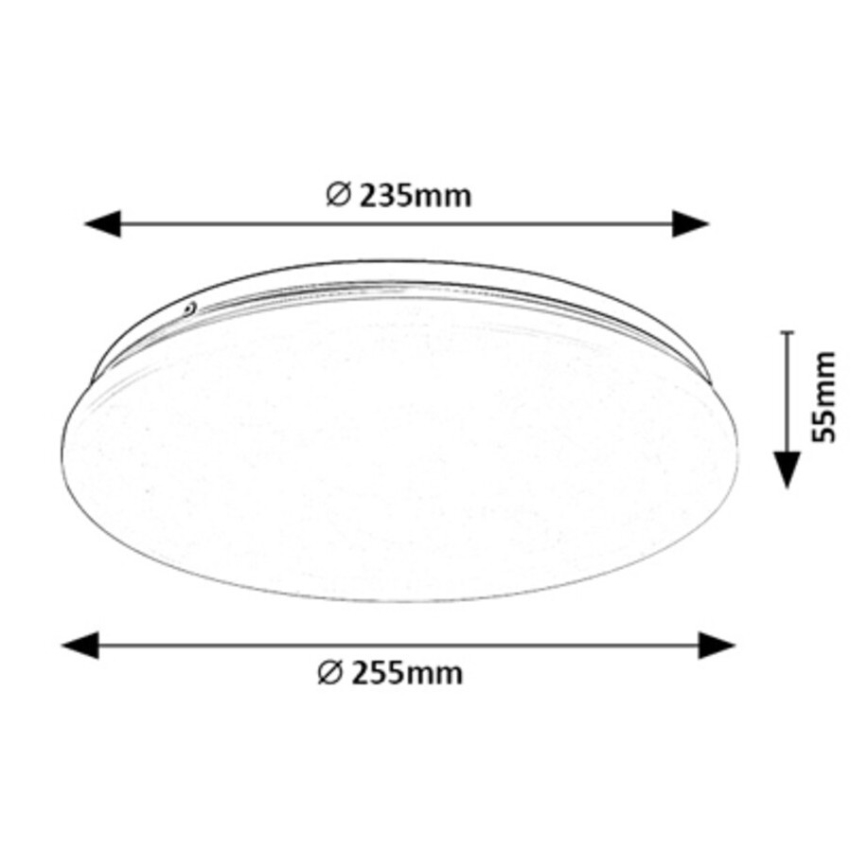 Rabalux - Iluminação de teto LED LED/12W/230V 4000K 25 cm