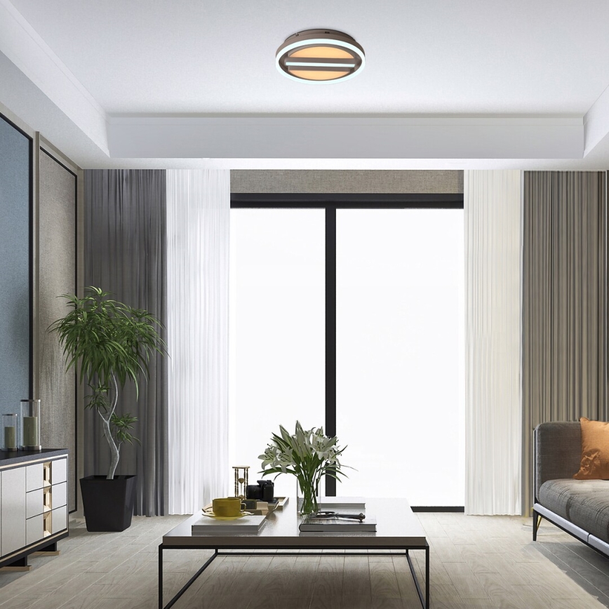 Rabalux - Iluminação de teto LED com regulação LED/55W/230V + controlo remoto