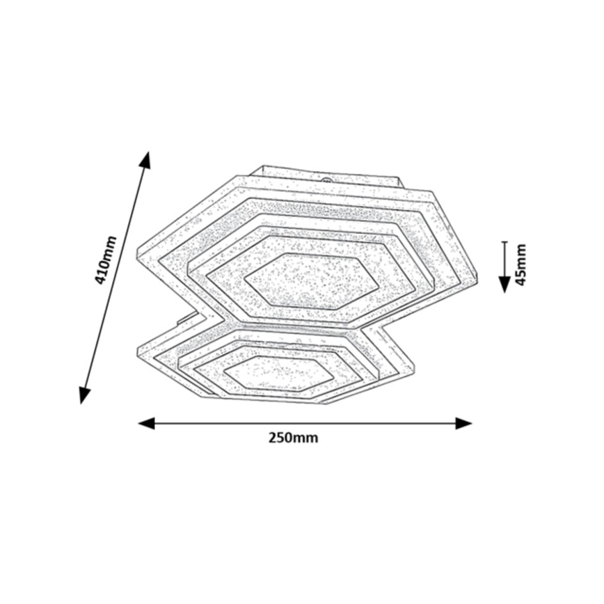 Rabalux - Iluminação de teto LED LED/44W/230V 3000/6000K