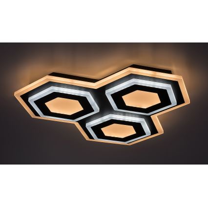 Rabalux - Iluminação de teto LED com regulação LED/72W/230V 3000/6000K + controlo remoto