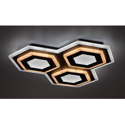 Rabalux - Iluminação de teto LED com regulação LED/72W/230V 3000/6000K + controlo remoto