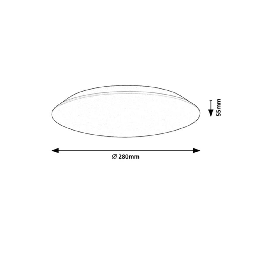 Rabalux - Iluminação de teto LED LED/18W/230V 4000K 28 cm