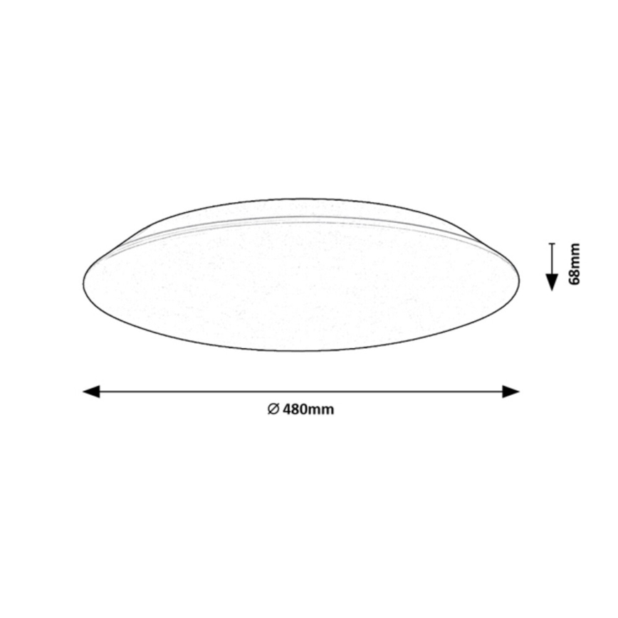 Rabalux - Iluminação de teto LED LED/45W/230V 4000K 48 cm