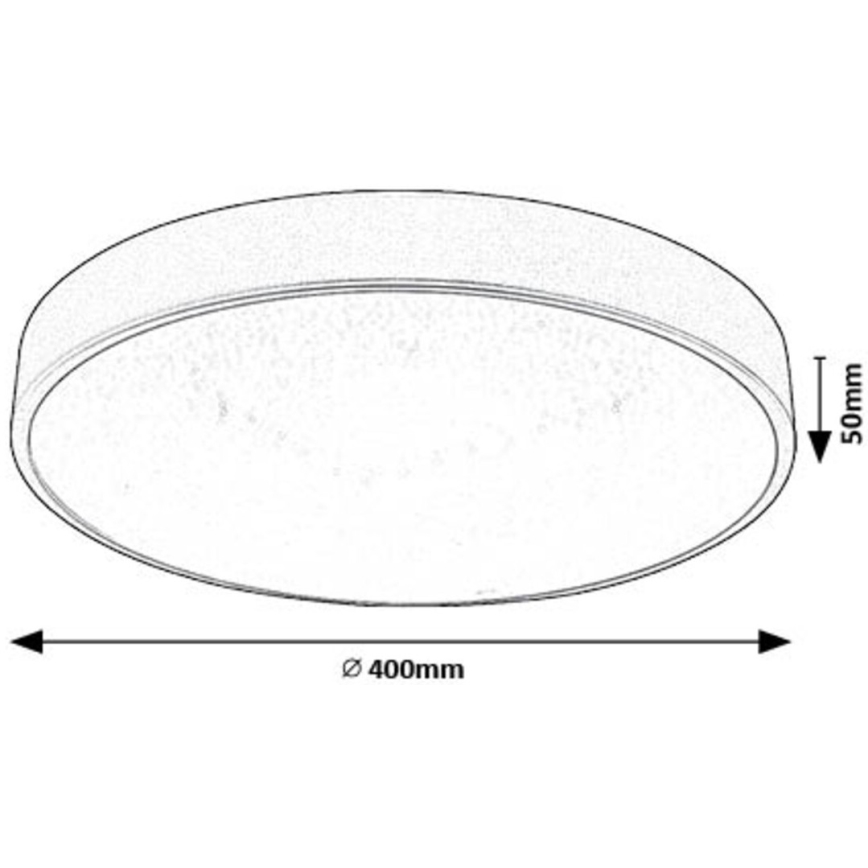 Rabalux - Iluminação de teto LED LED/24W/230V 4000K diâmetro 40 cm