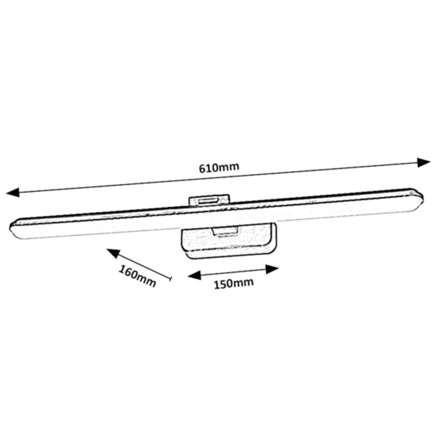 Rabalux - Iluminação de ilustração LED LED/15W/230V 4000K branco