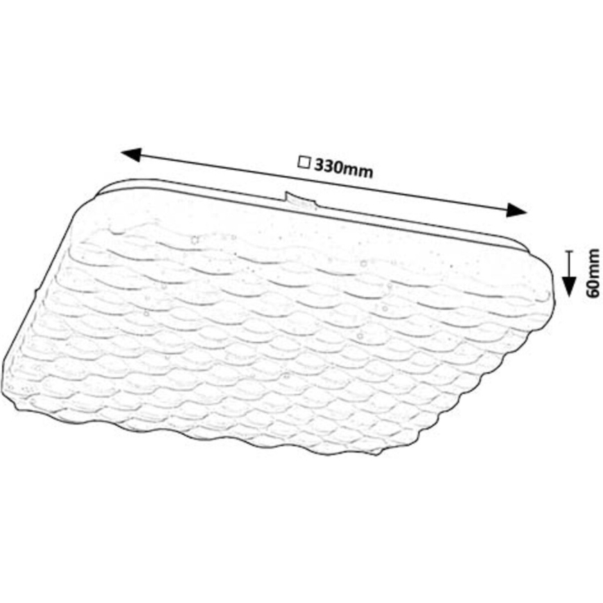 Rabalux - Iluminação de teto LED LED/24W/230V 4000K 33x33 cm