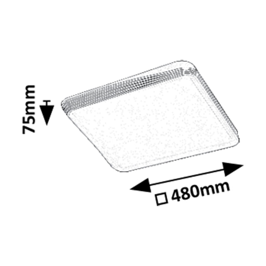 Rabalux - Iluminação de teto LED LED/40W/230V 3000K