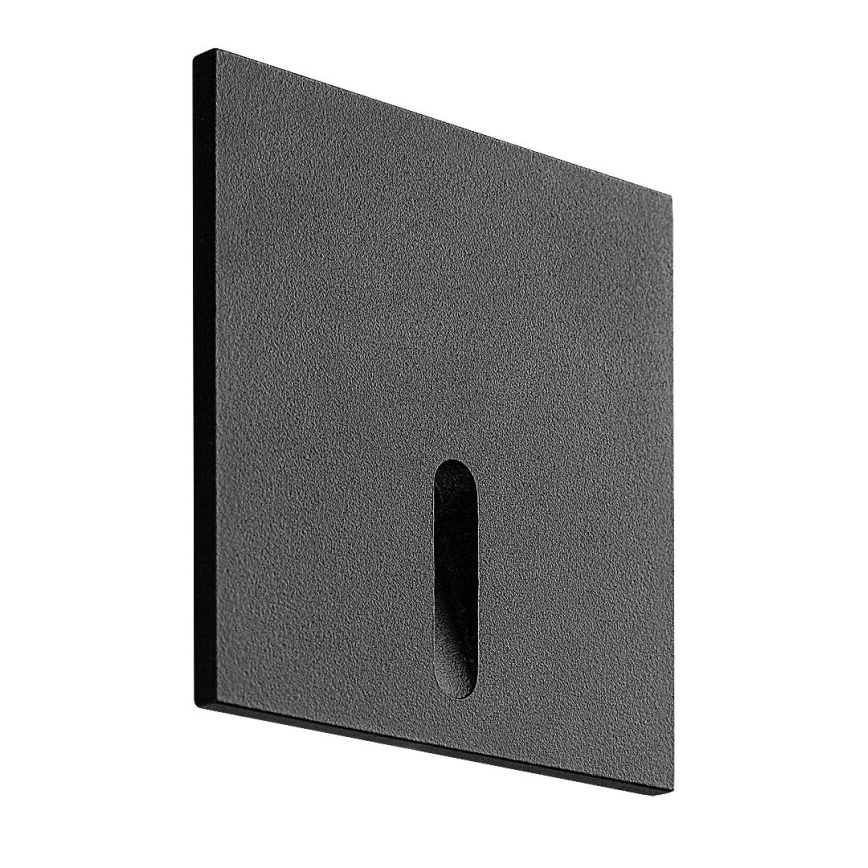 Rabalux - Iluminação de escada LED LED/3W/230V 3000K preto