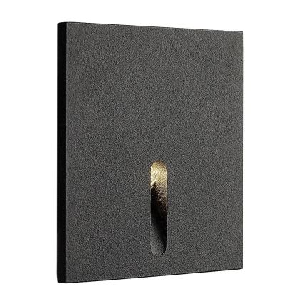Rabalux - Iluminação de escada LED LED/3W/230V 3000K preto